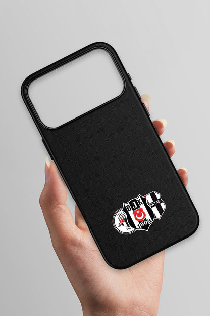 Beşiktaş Üç Arma Deri Magsafe Telefon Kılıfı