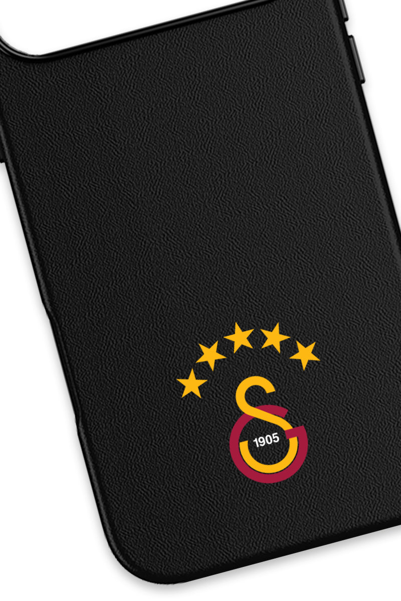 Galatasaray 5 Yıldız Arma Deri Magsafe Telefon Kılıfı