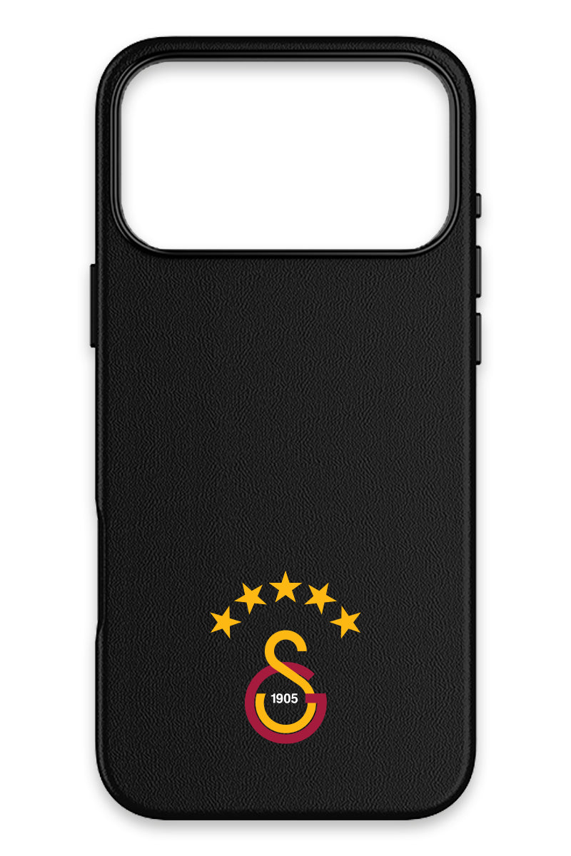 Galatasaray 5 Yıldız Arma Deri Magsafe Telefon Kılıfı