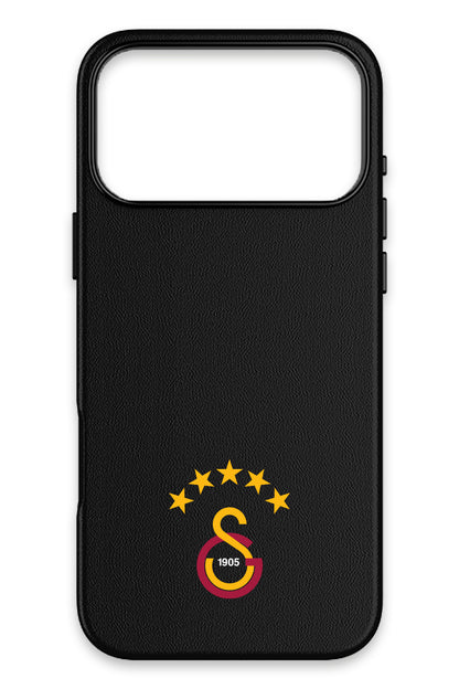 Galatasaray 5 Yıldız Arma Deri Magsafe Telefon Kılıfı