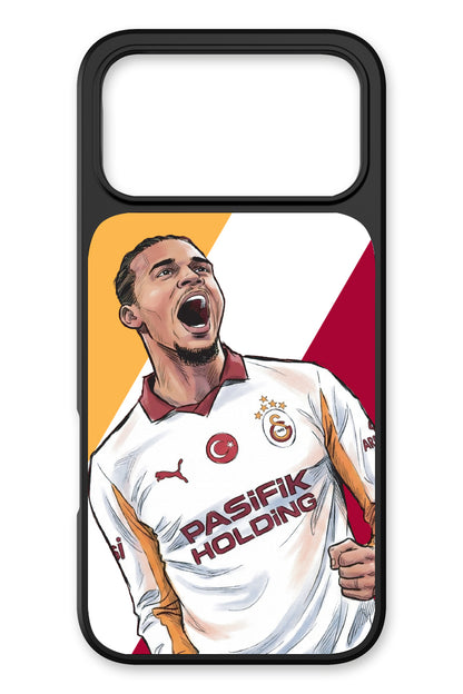 Galatasaray Leroy Sane Gol Sevinci Cam Telefon Kılıfı