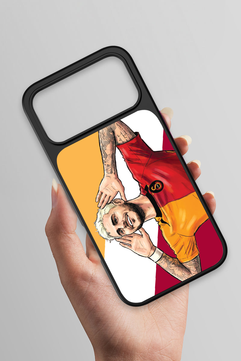 Galatasaray Mauro Icardi Gol Sevinci Cam Telefon Kılıfı