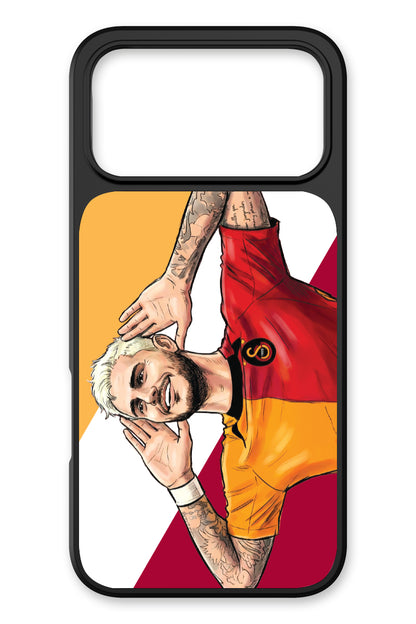 Galatasaray Mauro Icardi Gol Sevinci Cam Telefon Kılıfı