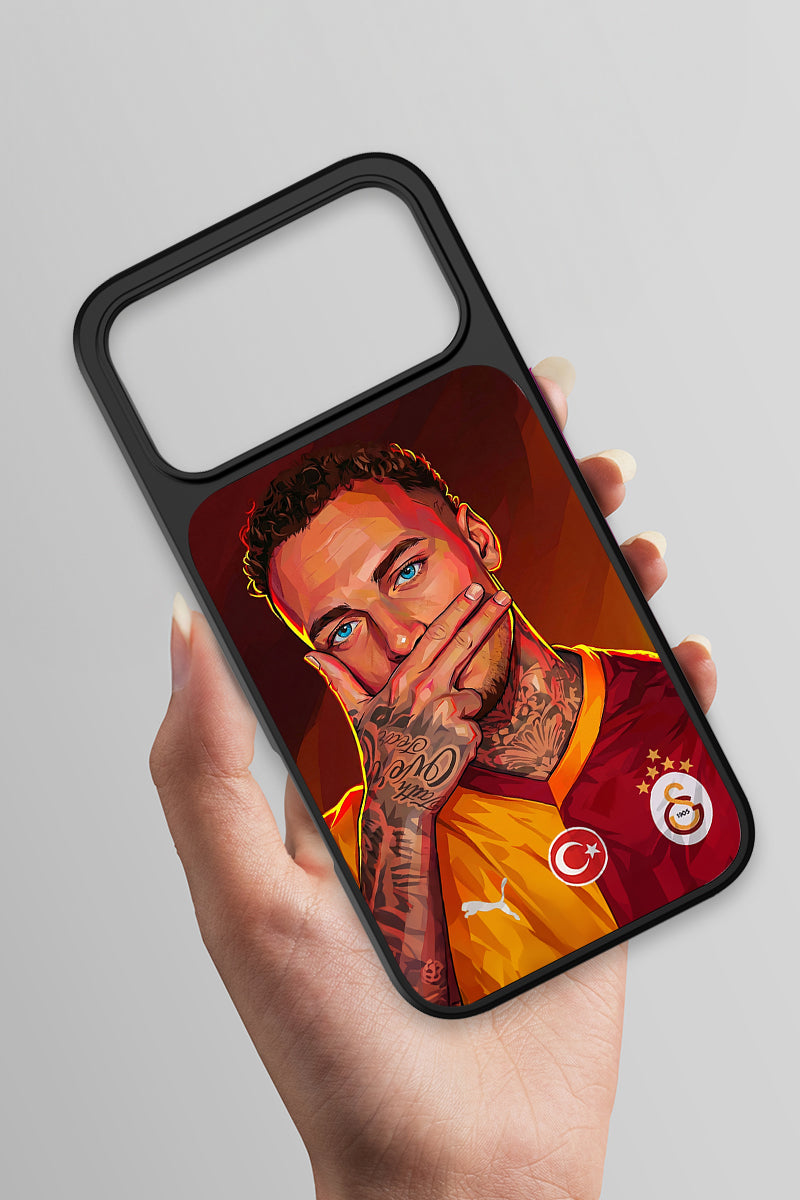 Galatasaray Noa Lang Gol Sevinci Cam Telefon Kılıfı