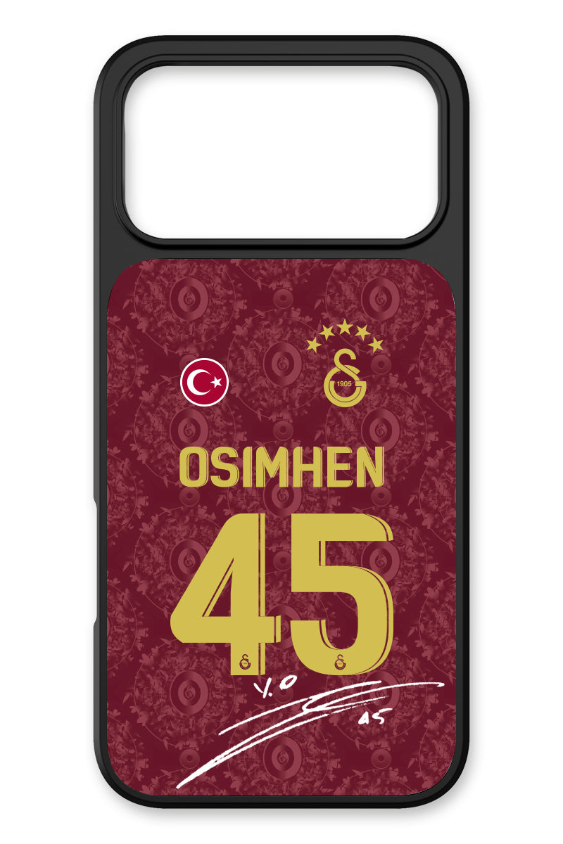 Galatasaray Victor Osimhen 3. Forma İmzalı Cam Telefon Kılıfı