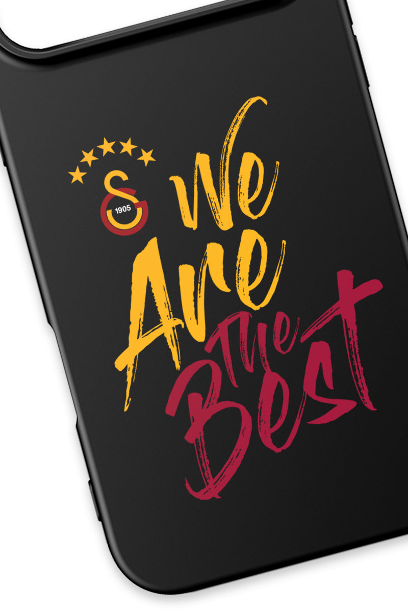 Galatasaray We Are The Best Siyah Silikon Telefon Kılıfı