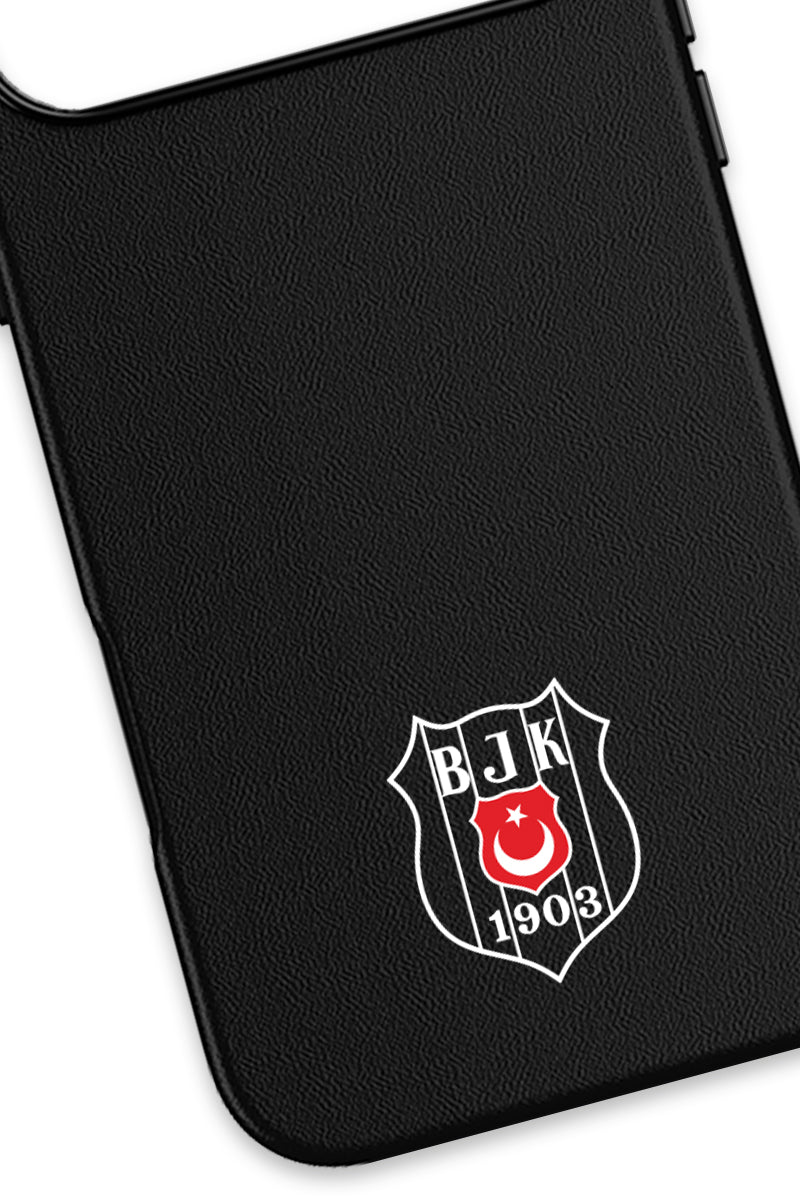 Beşiktaş Bayrak Arma Deri Magsafe Telefon Kılıfı