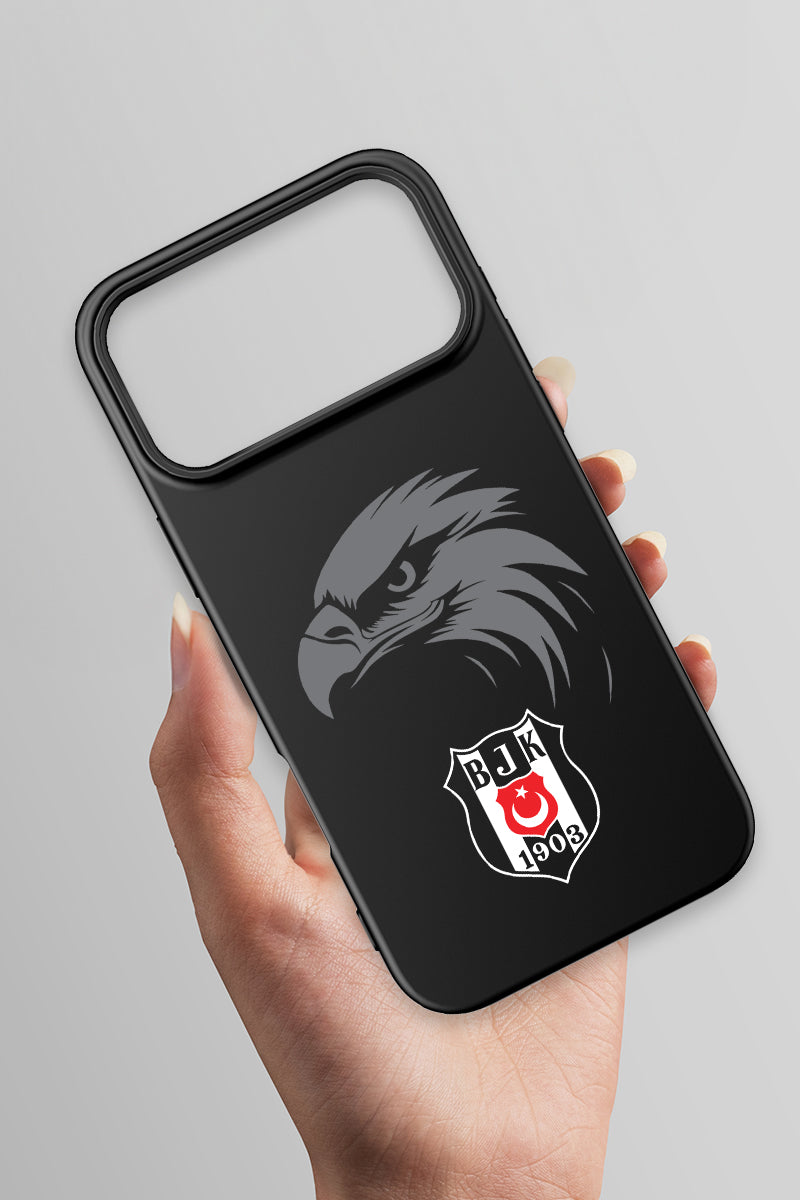 Beşiktaş Kartal Arma Siyah Silikon Telefon Kılıfı