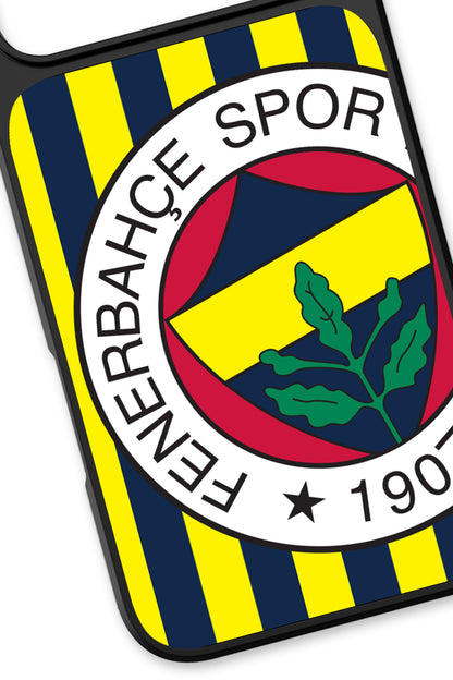 Fenerbahçe Çubuklu Büyük Arma Cam Telefon Kılıfı