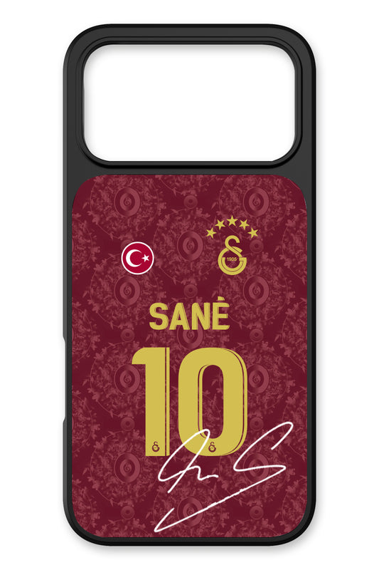 Galatasaray Leroy Sane 3. Forma İmzalı Cam Telefon Kılıfı