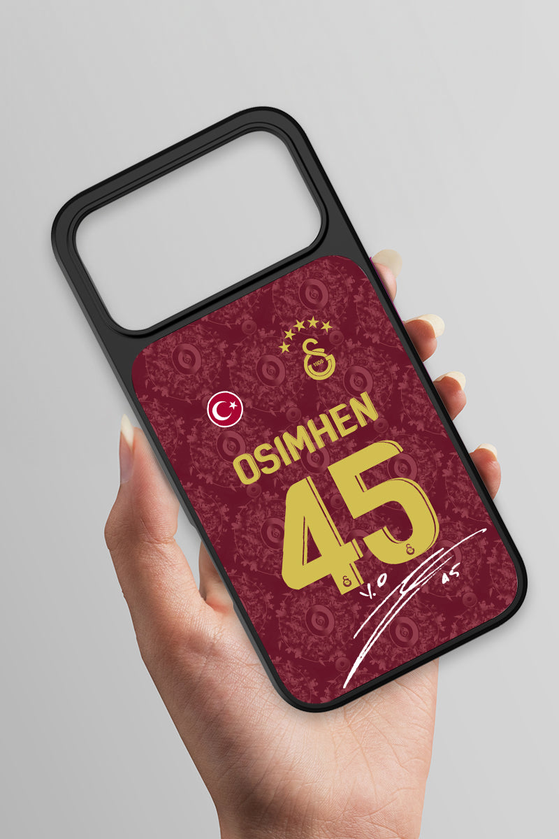 Galatasaray Victor Osimhen 3. Forma İmzalı Cam Telefon Kılıfı