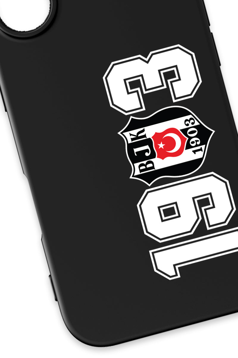 Beşiktaş 1903 Siyah Silikon Telefon Kılıfı