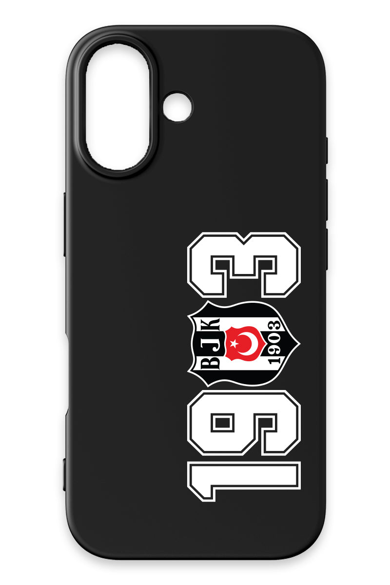Beşiktaş 1903 Siyah Silikon Telefon Kılıfı