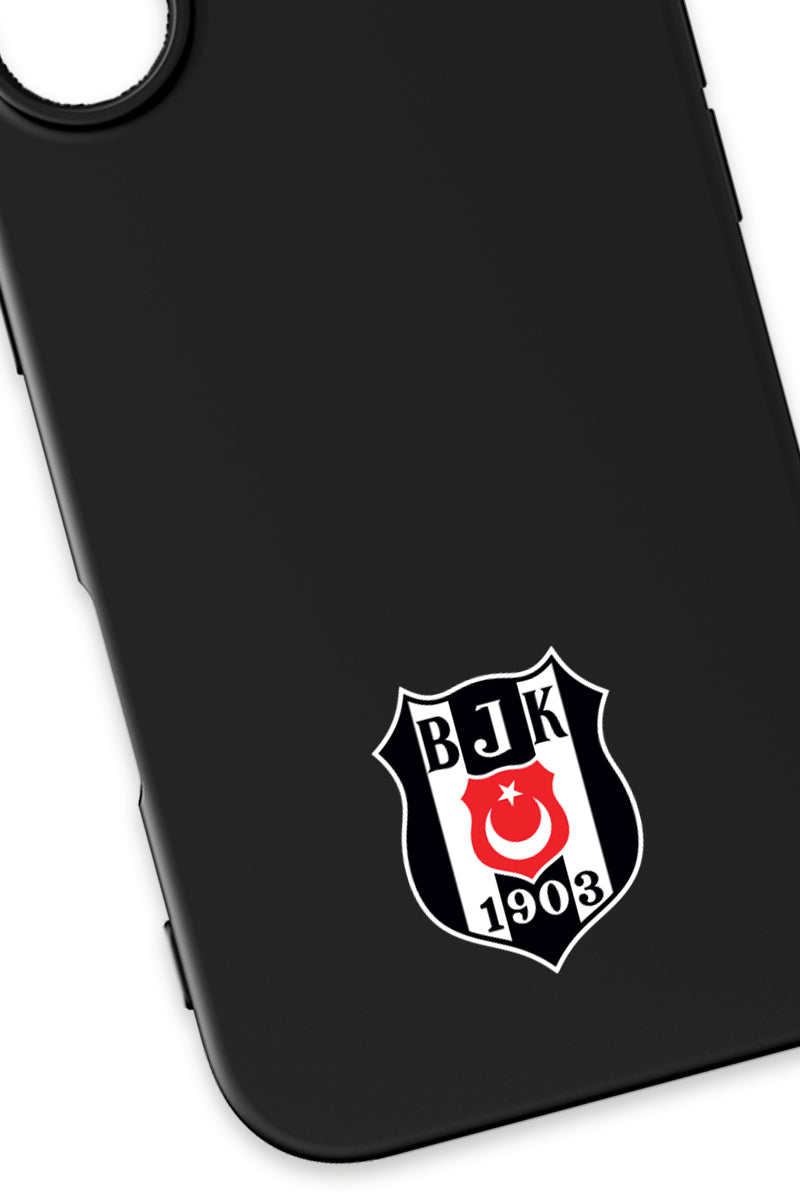 Beşiktaş Arma Siyah Silikon Telefon Kılıfı