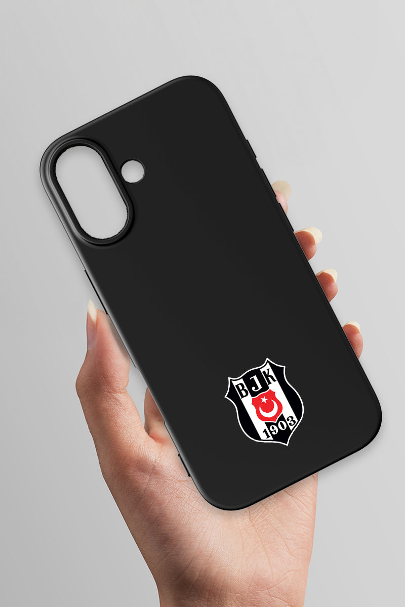 Beşiktaş Arma Siyah Silikon Telefon Kılıfı