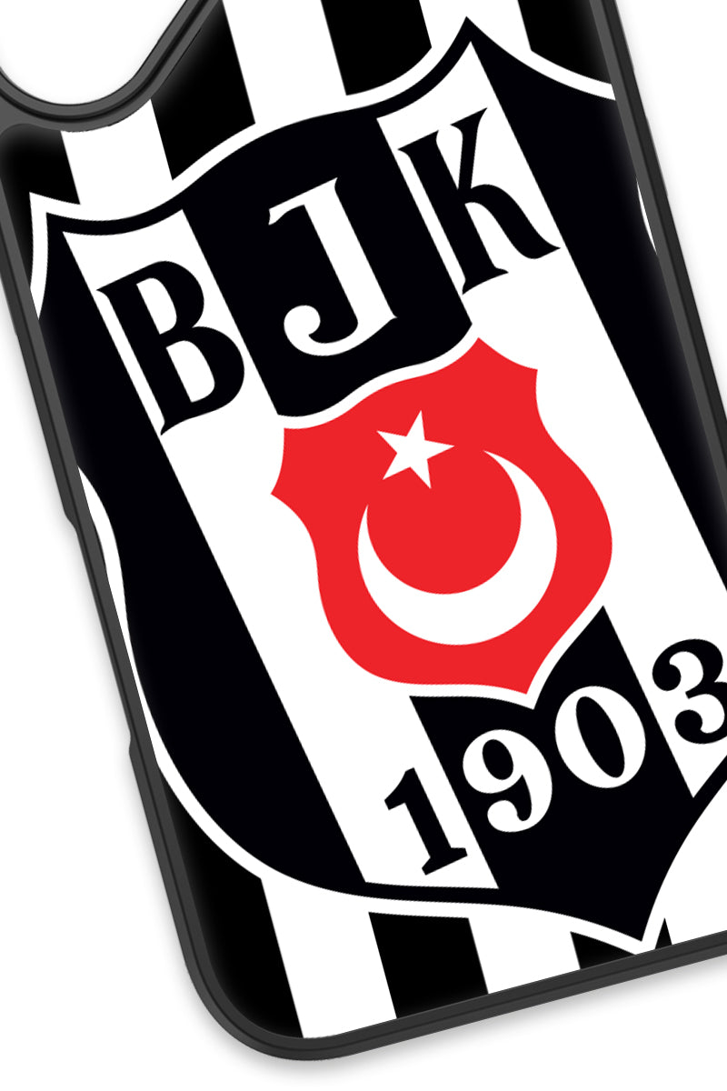 Beşiktaş Büyük Arma Cam Telefon Kılıfı