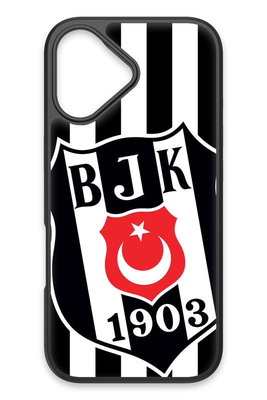 Beşiktaş Büyük Arma Cam Telefon Kılıfı