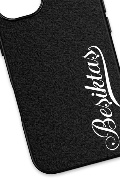 Beşiktaş El Yazı Deri Magsafe Telefon Kılıfı