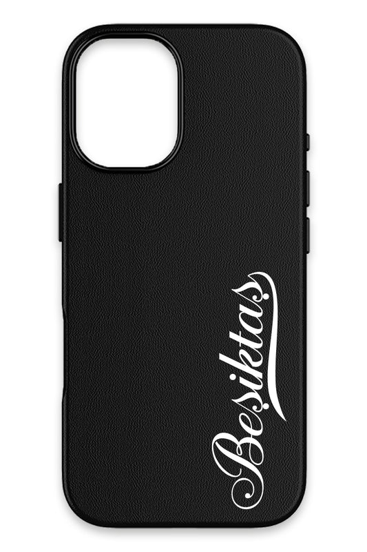 Beşiktaş El Yazı Deri Magsafe Telefon Kılıfı