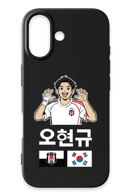 Beşiktaş HyeonGyu OH Siyah Silikon Telefon Kılıfı