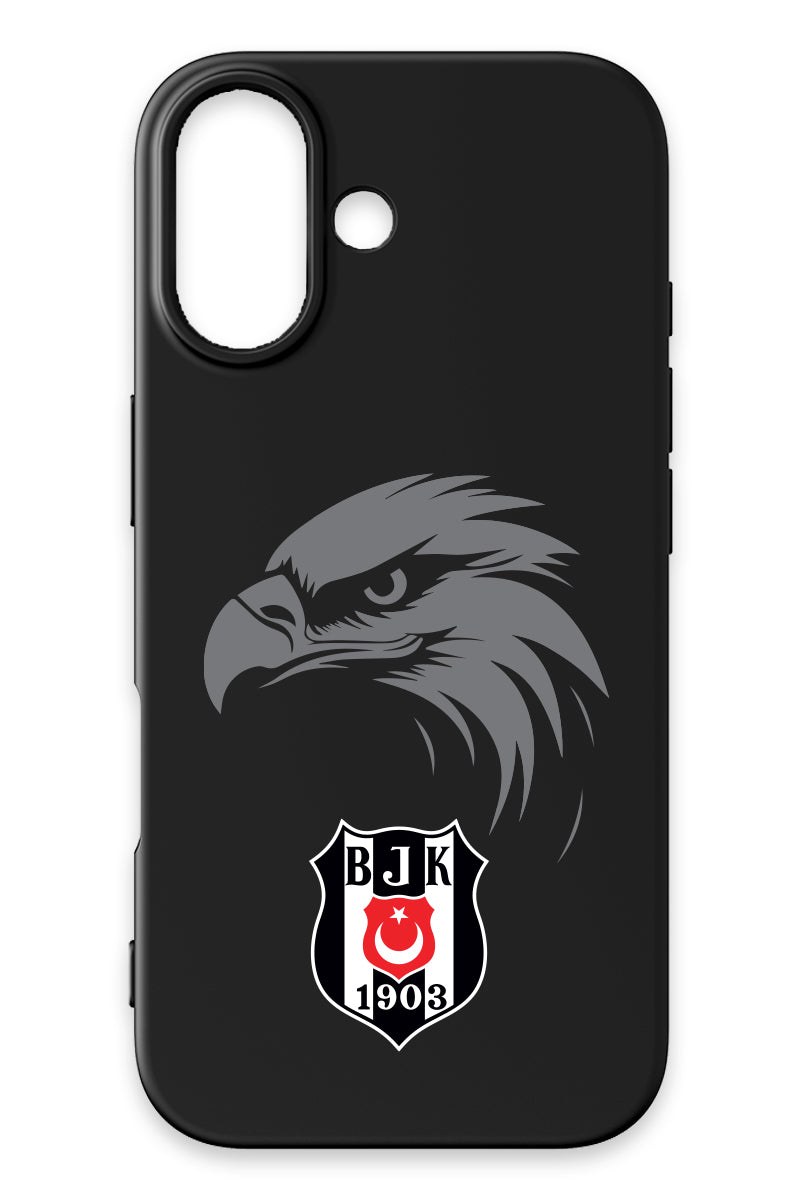Beşiktaş Kartal Arma Siyah Silikon Telefon Kılıfı