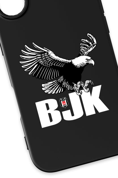 Beşiktaş Kartal BJK Siyah Silikon Telefon Kılıfı