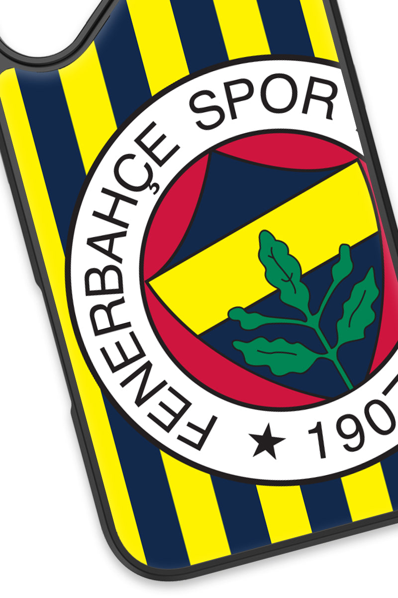 Fenerbahçe Çubuklu Büyük Arma Cam Telefon Kılıfı