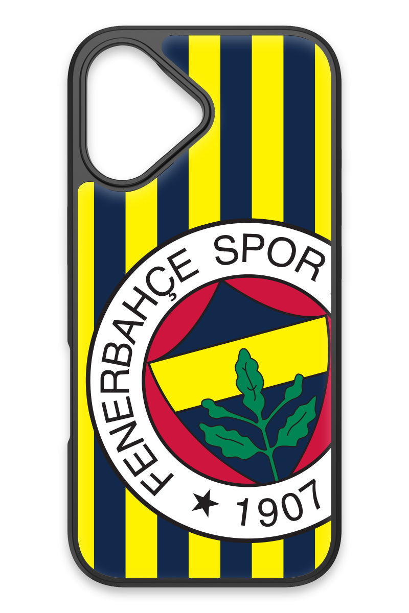 Fenerbahçe Çubuklu Büyük Arma Cam Telefon Kılıfı