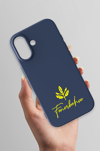 Fenerbahçe Palamut Lacivert Silikon Telefon Kılıfı