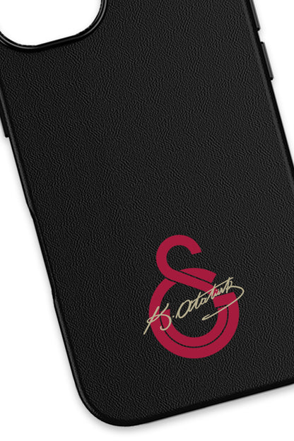 Galatasaray Arma Atatürk İmza Deri Magsafe Telefon Kılıfı
