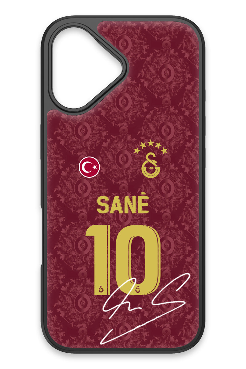 Galatasaray Leroy Sane 3. Forma İmzalı Cam Telefon Kılıfı