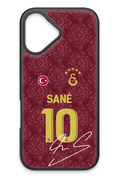 Galatasaray Leroy Sane 3. Forma İmzalı Cam Telefon Kılıfı