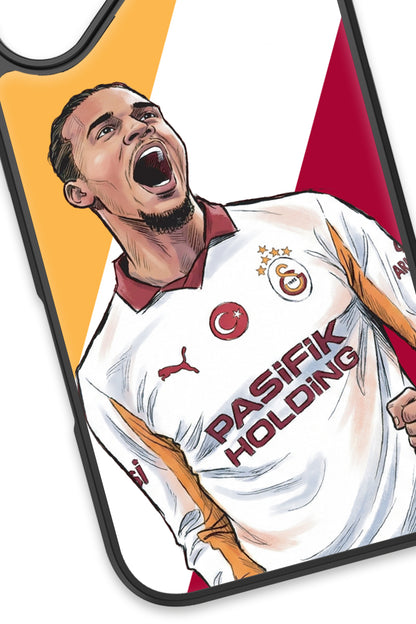 Galatasaray Leroy Sane Gol Sevinci Cam Telefon Kılıfı