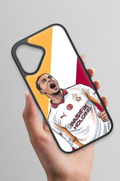 Galatasaray Leroy Sane Gol Sevinci Cam Telefon Kılıfı