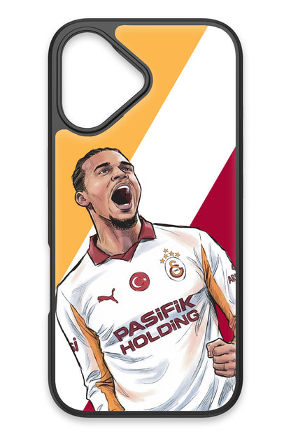 Galatasaray Leroy Sane Gol Sevinci Cam Telefon Kılıfı