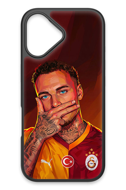 Galatasaray Noa Lang Gol Sevinci Cam Telefon Kılıfı