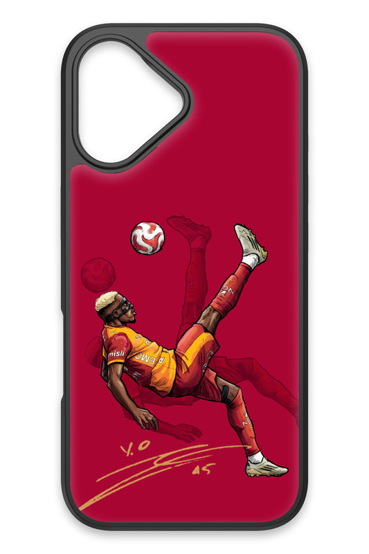 Galatasaray Osimhen Röveşata İmzalı Cam Telefon Kılıfı